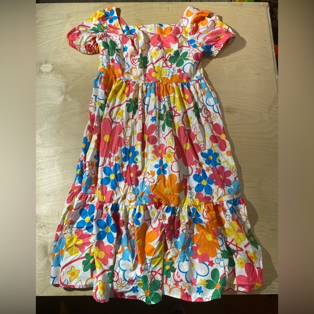 Shein Curve Colorful Floral Dress 1XL (DP)